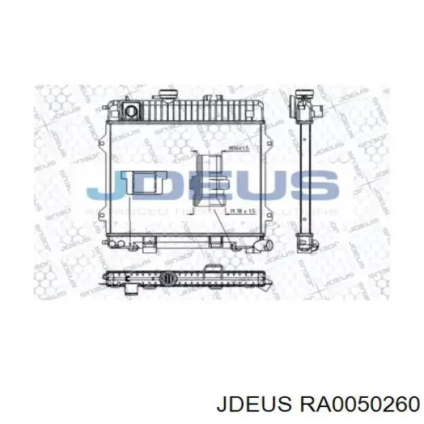 Радиатор RA0050260 Jdeus