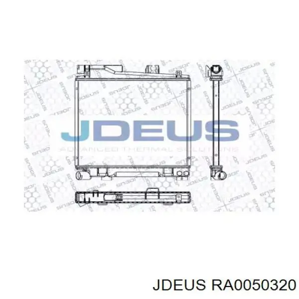 Радиатор RA0050320 Jdeus