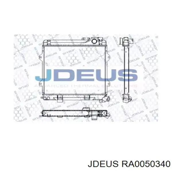 Радиатор RA0050340 Jdeus