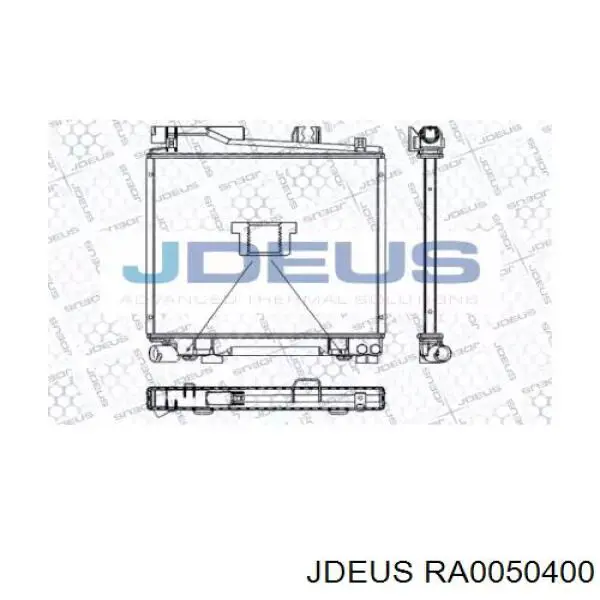 Радиатор RA0050400 Jdeus