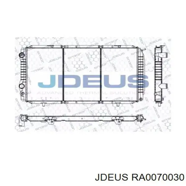 Радиатор RA0070030 Jdeus