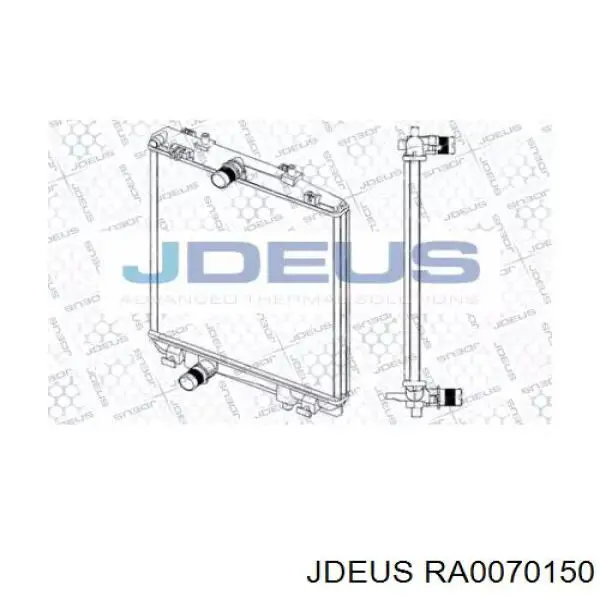 Радиатор RA0070150 Jdeus