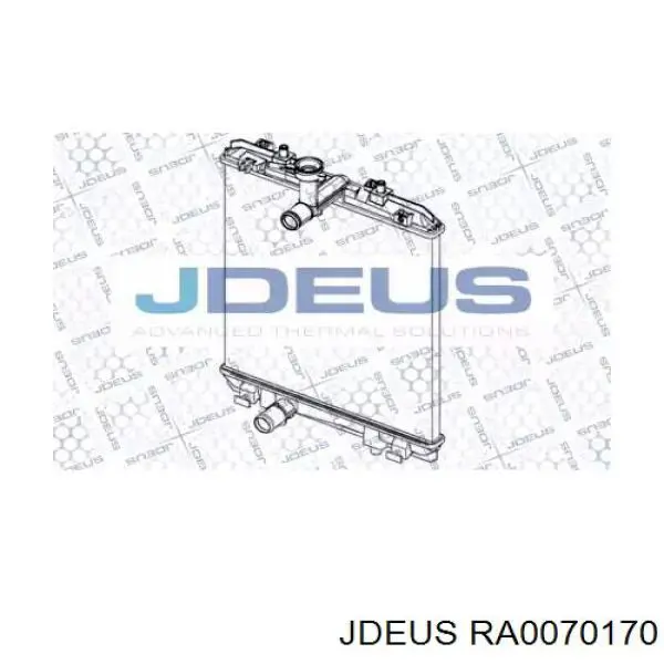 Радиатор RA0070170 Jdeus