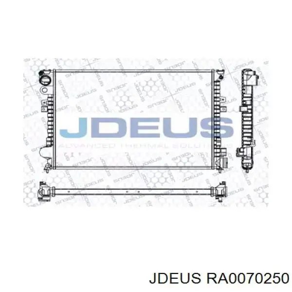 Радиатор RA0070250 Jdeus