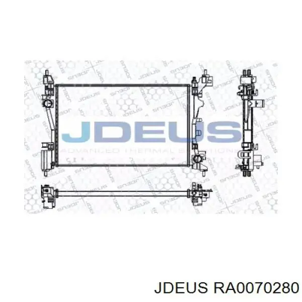 Радиатор RA0070280 Jdeus