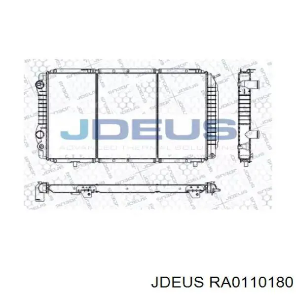 Радиатор RA0110180 Jdeus