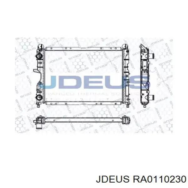 Радиатор RA0110230 Jdeus