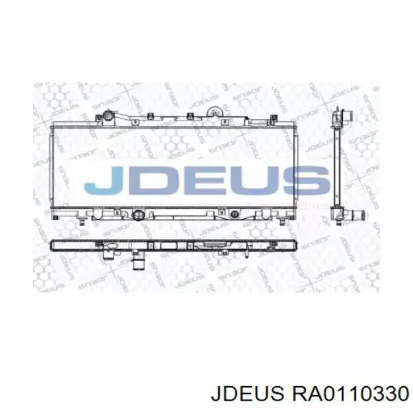 Радиатор RA0110330 Jdeus