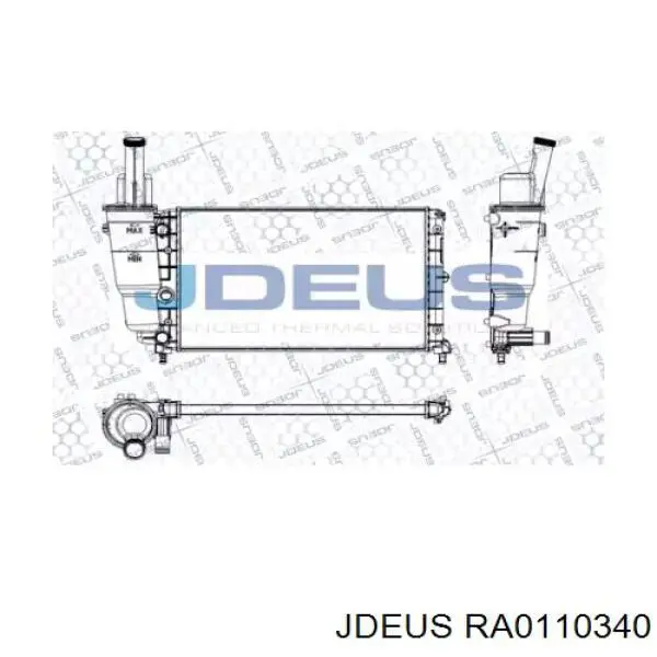 Радиатор RA0110340 Jdeus