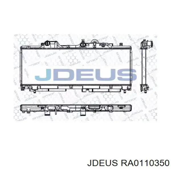 Радиатор RA0110350 Jdeus