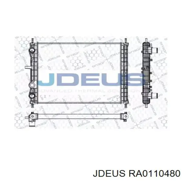 Радиатор RA0110480 Jdeus