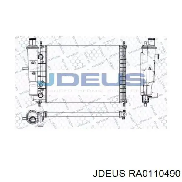 Радиатор RA0110490 Jdeus