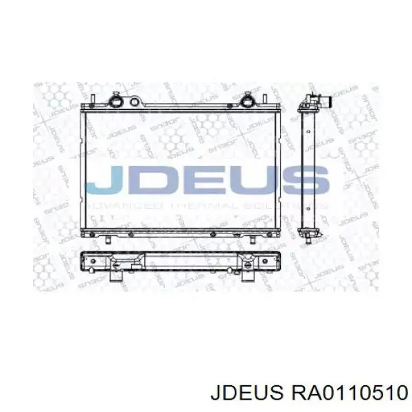 Радиатор RA0110510 Jdeus