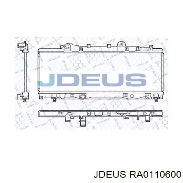 Радиатор RA0110600 Jdeus