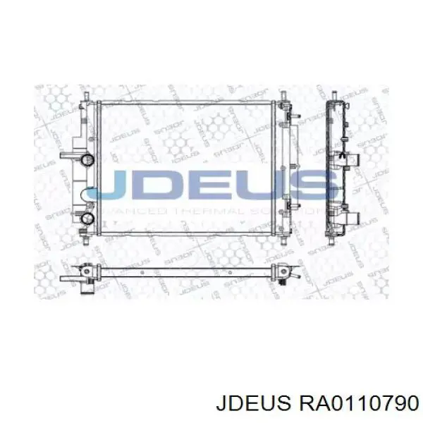 Радиатор RA0110790 Jdeus