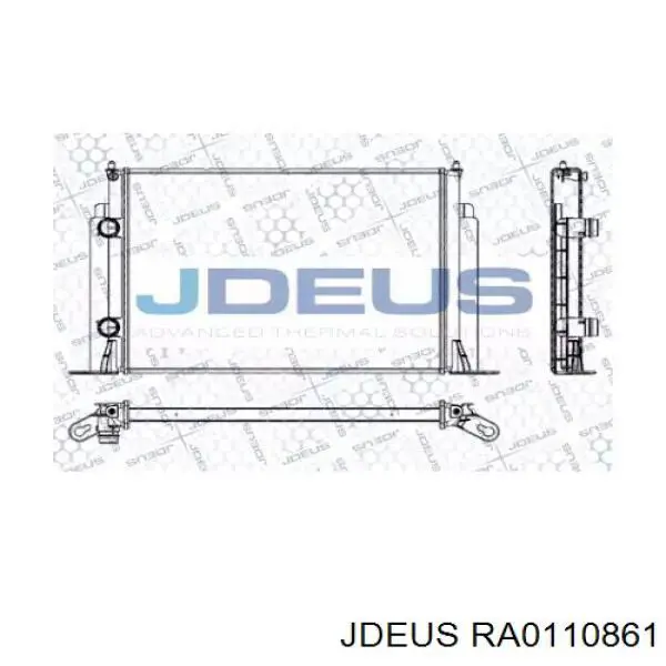 Радиатор RA0110861 Jdeus