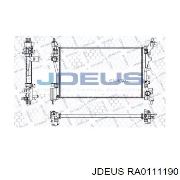 Радиатор RA0111190 Jdeus