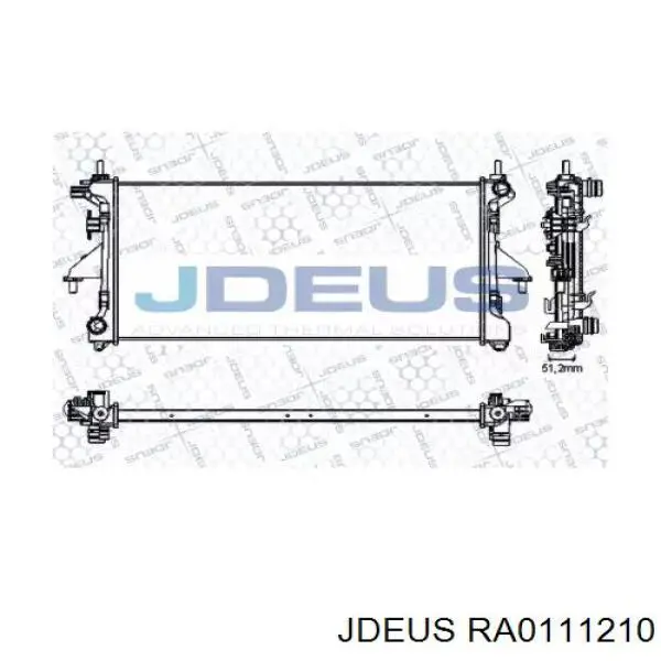 Радиатор RA0111210 Jdeus