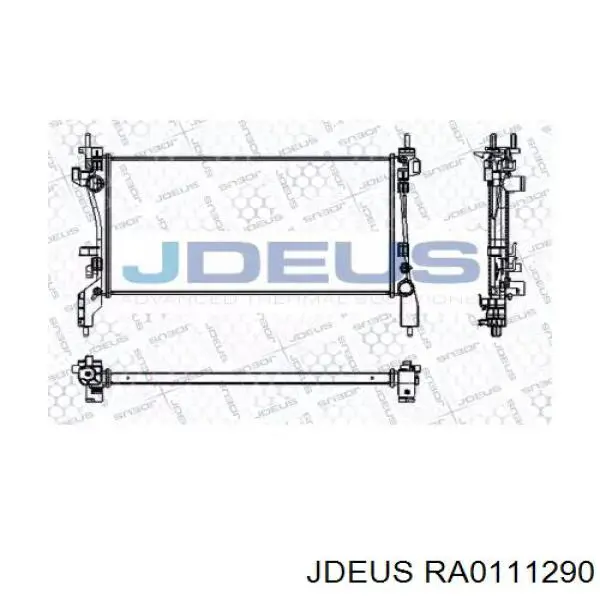 Радиатор RA0111290 Jdeus