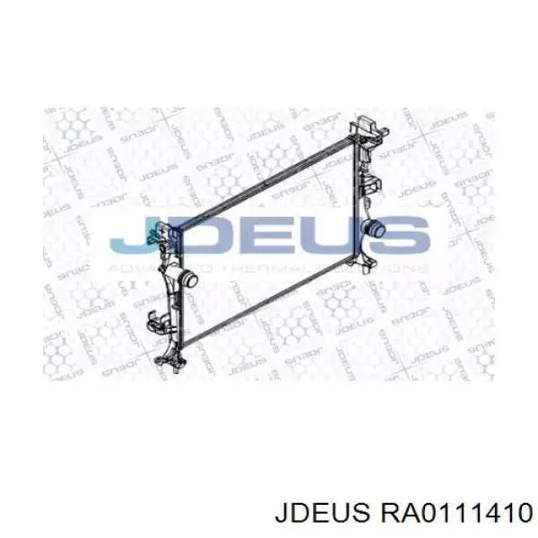 RA0111410 Jdeus radiador de esfriamento de motor