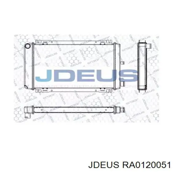 Радиатор RA0120051 Jdeus