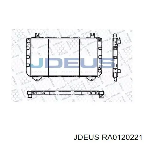 Радиатор RA0120221 Jdeus