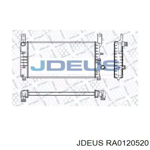 Радиатор RA0120520 Jdeus