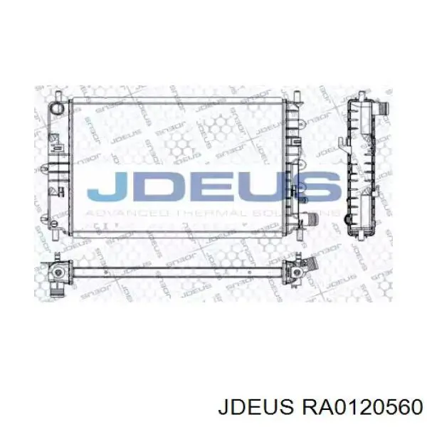 Радиатор RA0120560 Jdeus