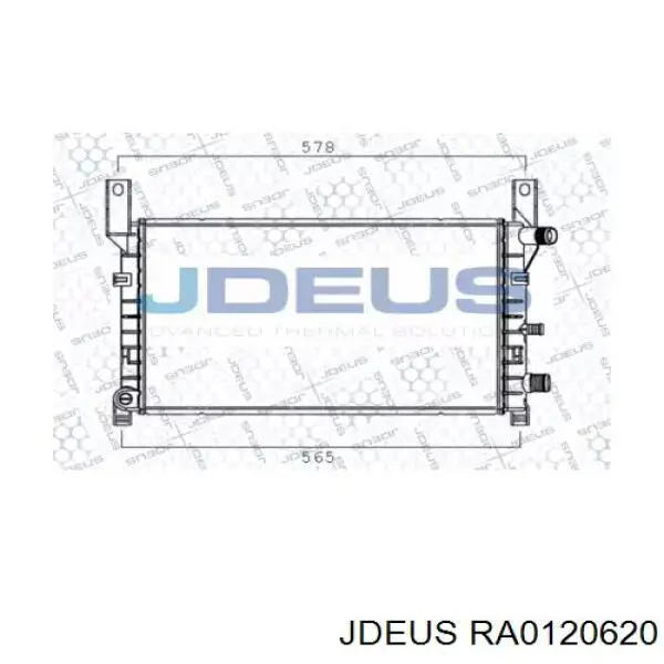 Радиатор RA0120620 Jdeus