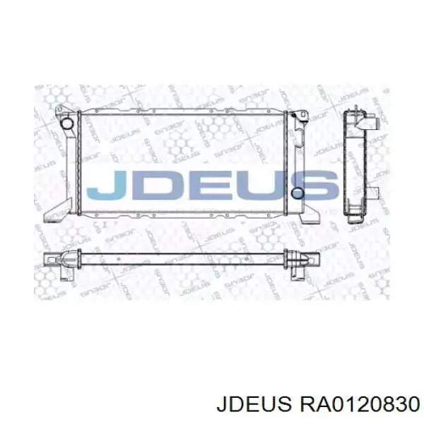 Радиатор RA0120830 Jdeus