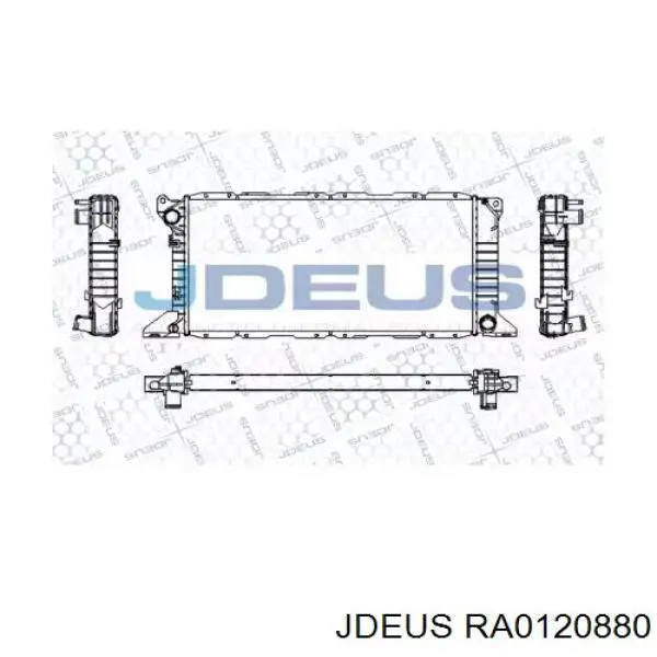 Радиатор RA0120880 Jdeus