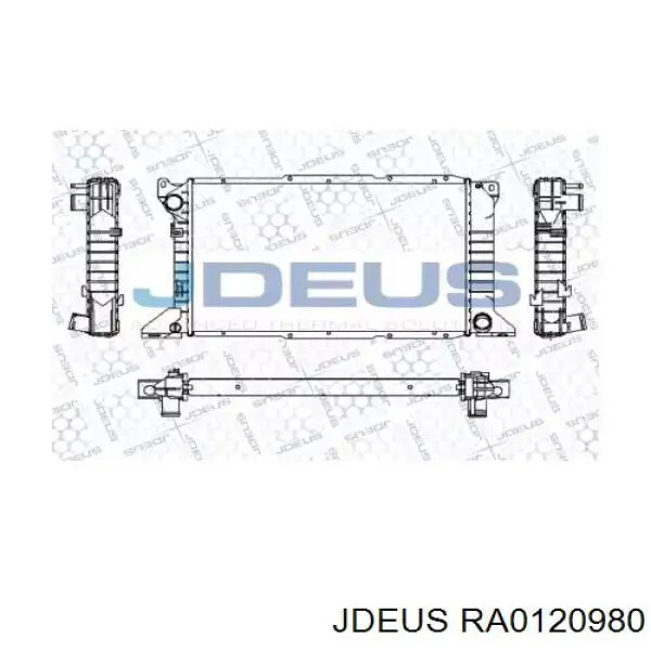 Радиатор RA0120980 Jdeus