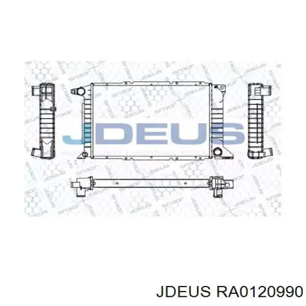 Радиатор RA0120990 Jdeus