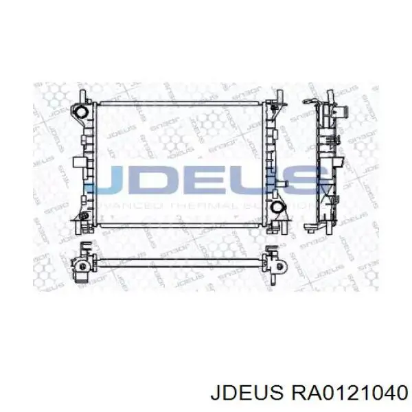 Радиатор RA0121040 Jdeus