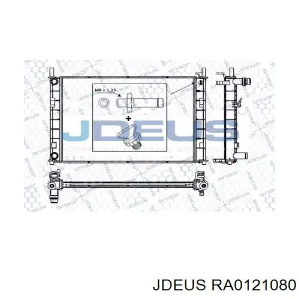 Радиатор RA0121080 Jdeus