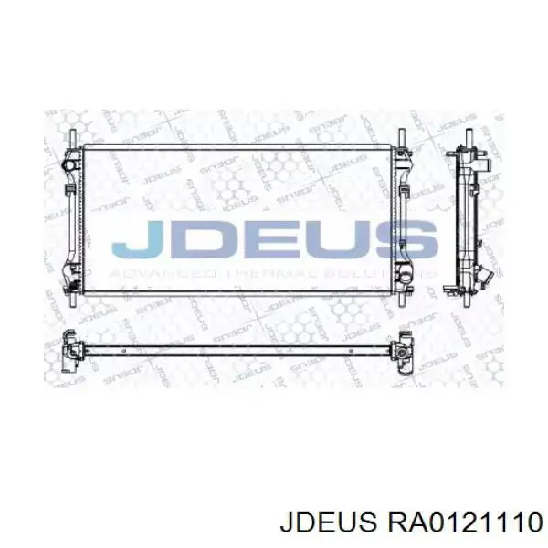 Радиатор RA0121110 Jdeus