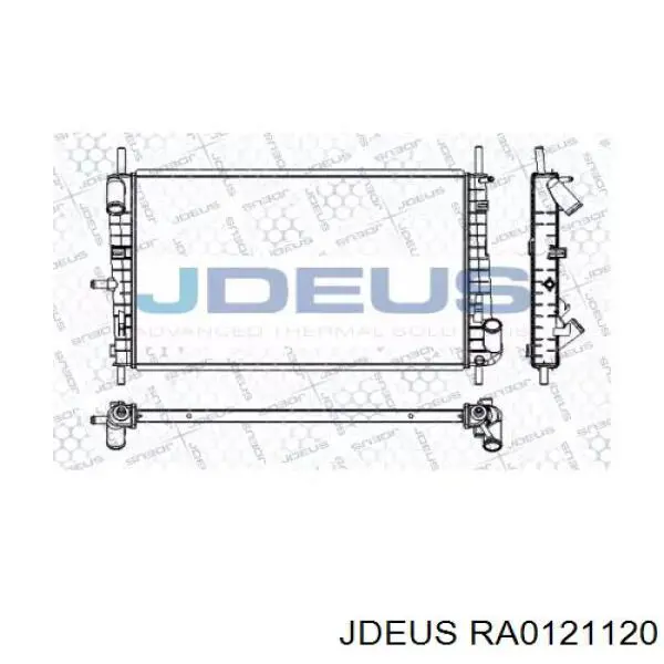 Радиатор RA0121120 Jdeus