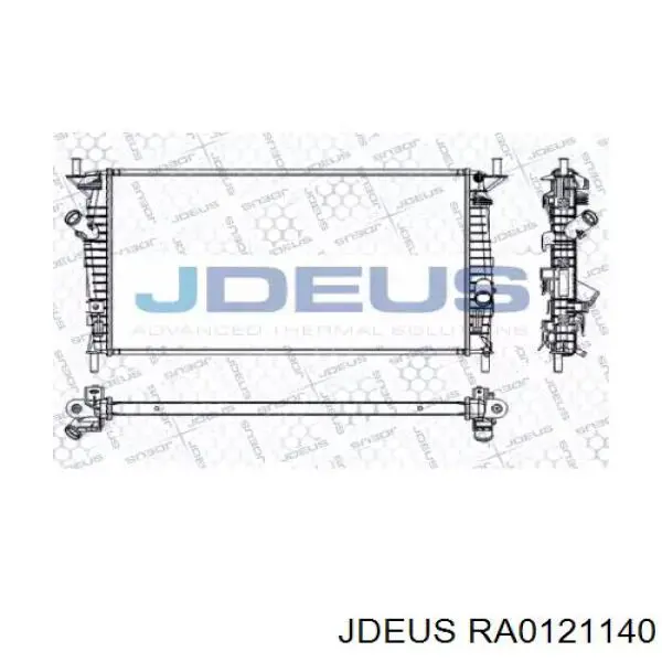 Радиатор RA0121140 Jdeus