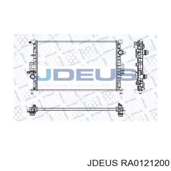 RA0121200 Jdeus radiador de esfriamento de motor