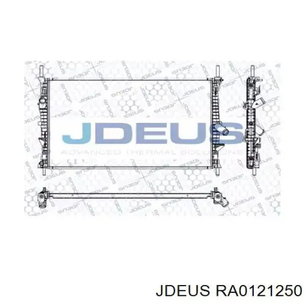 RA0121250 Jdeus radiador de esfriamento de motor