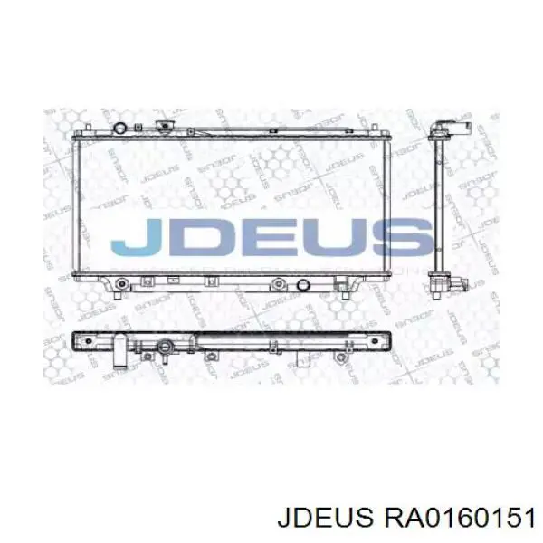 Радиатор RA0160151 Jdeus