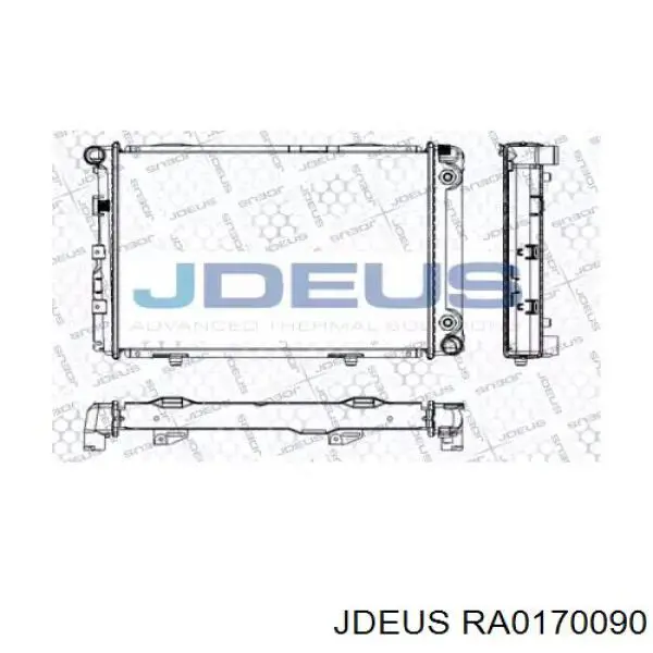 Радиатор RA0170090 Jdeus