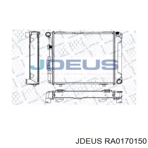 Радиатор RA0170150 Jdeus