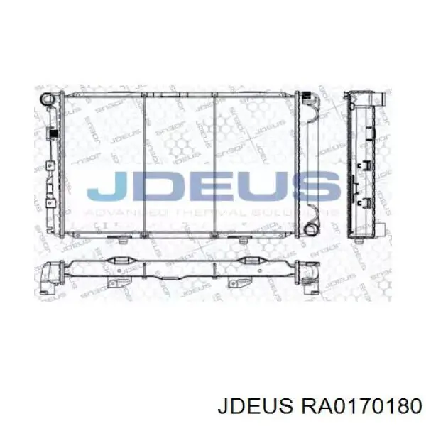 Радиатор RA0170180 Jdeus