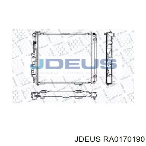 Радиатор RA0170190 Jdeus