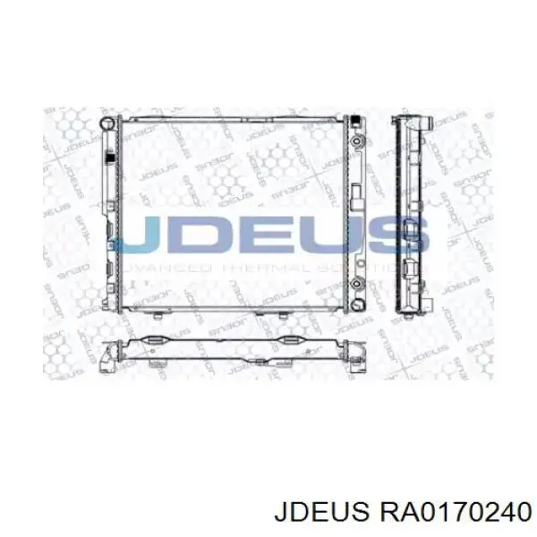 Радиатор RA0170240 Jdeus