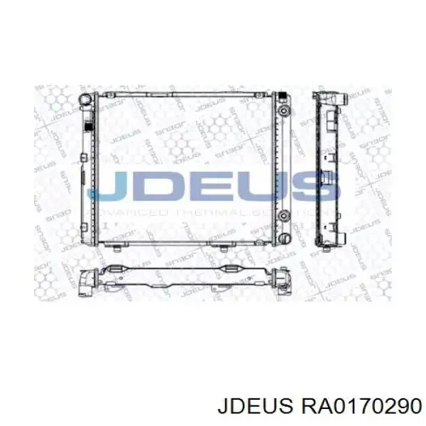 Радиатор RA0170290 Jdeus