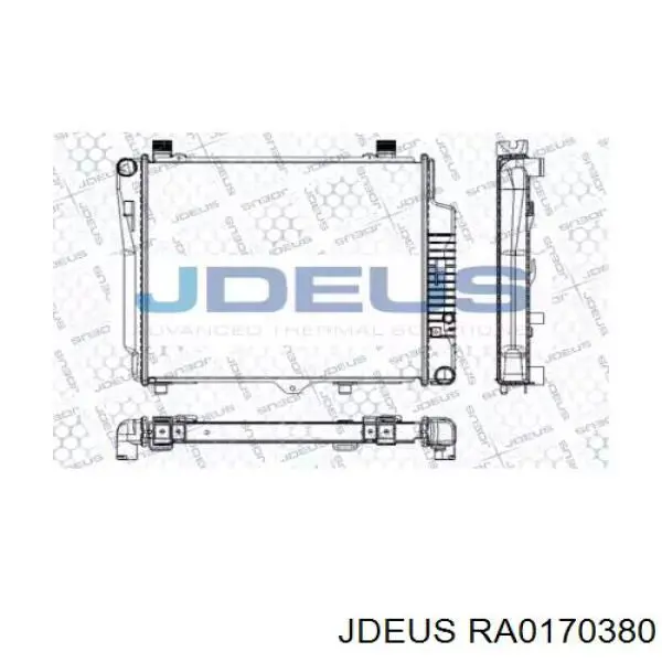 Радиатор RA0170380 Jdeus