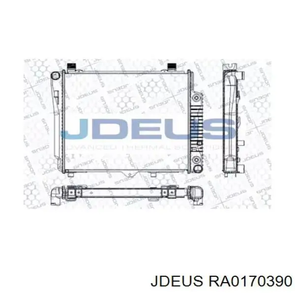 Радиатор RA0170390 Jdeus