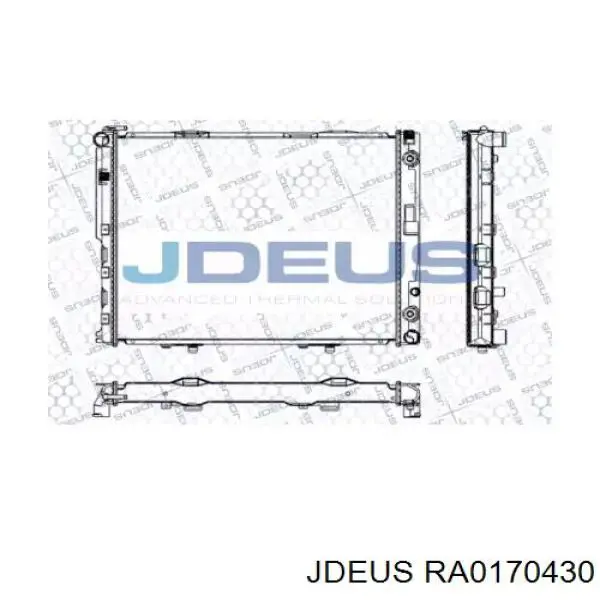 Радиатор RA0170430 Jdeus